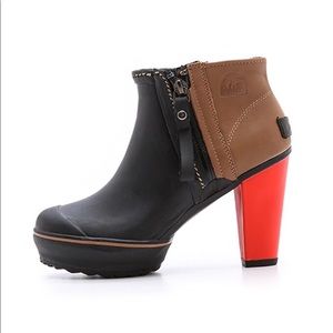 Sorel Medina Heeled Rain Bootie